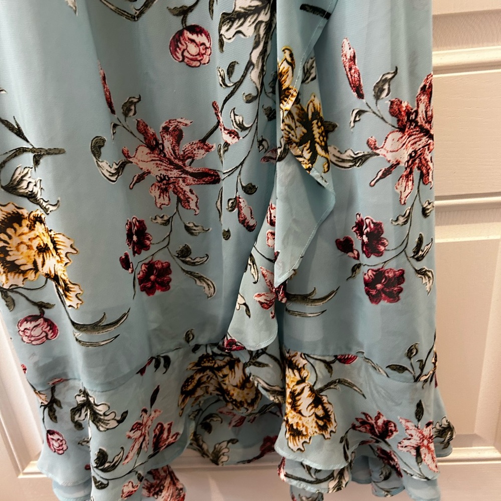 EST. 1946 Floral Blue Sleeveless Dress - Picture 6 of 10